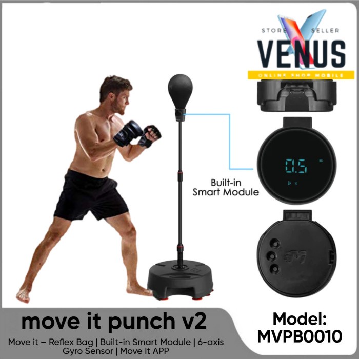 Jual Sam Move It Smart Reflex Bag Punching Ball V2 Boxing Samsak Tinju ...