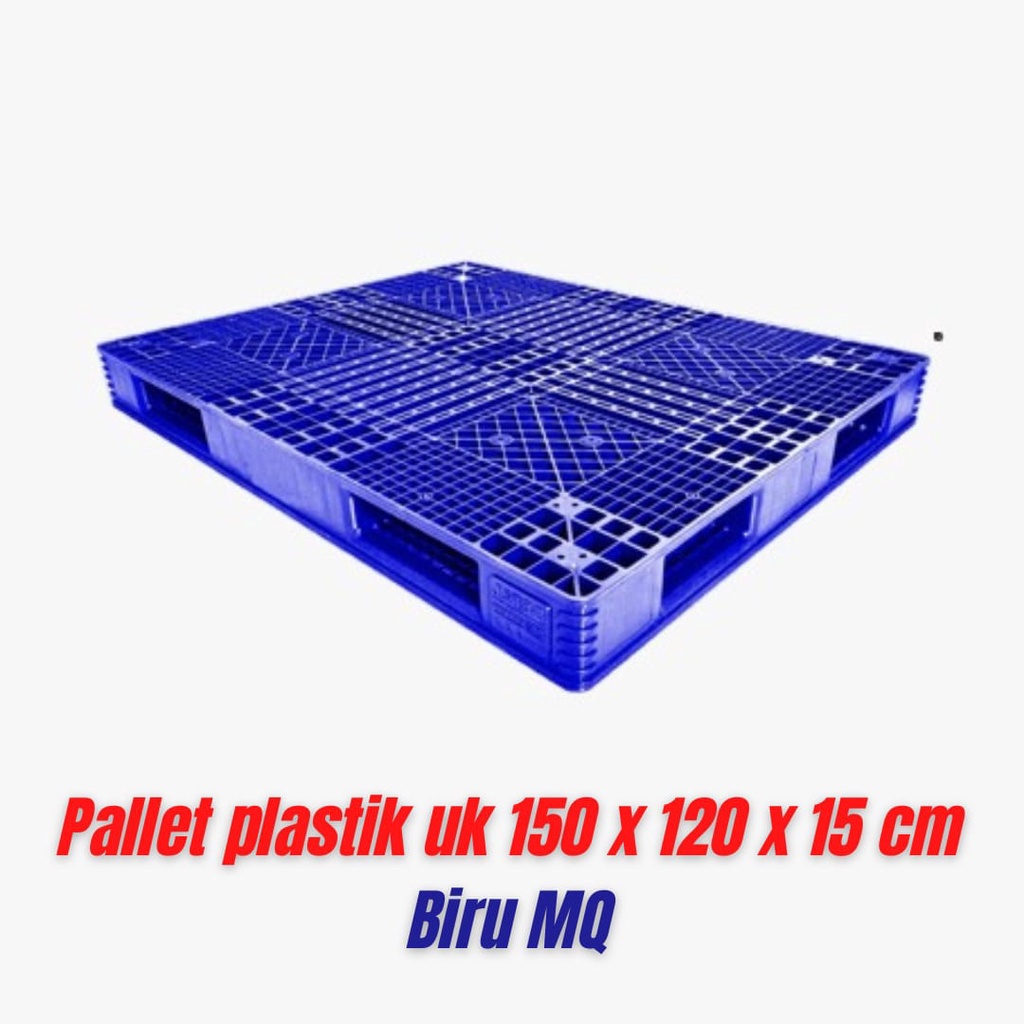 Jual Pallet Plastik Baru Warna Biru Mq Uk X X Cm Alas Static Dinamic Rak