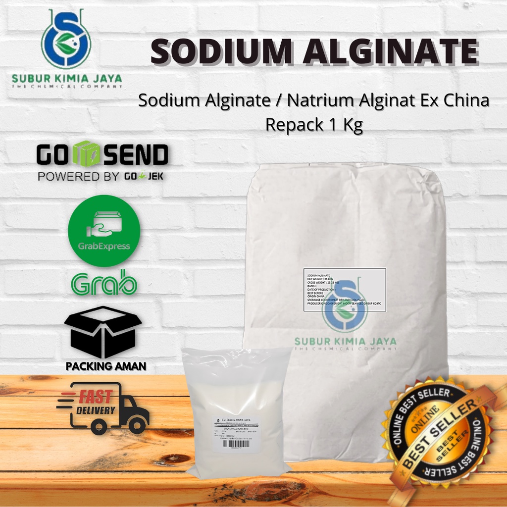 Jual Sodium Alginate Food Grade / Sodium Alginat / Pengenyal Makanan 1