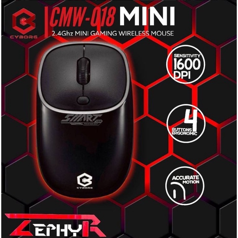 Jual FLASH SALE!! Mouse Wireless CYBORG CMW-018 MINI 2.4Ghz | Shopee ...