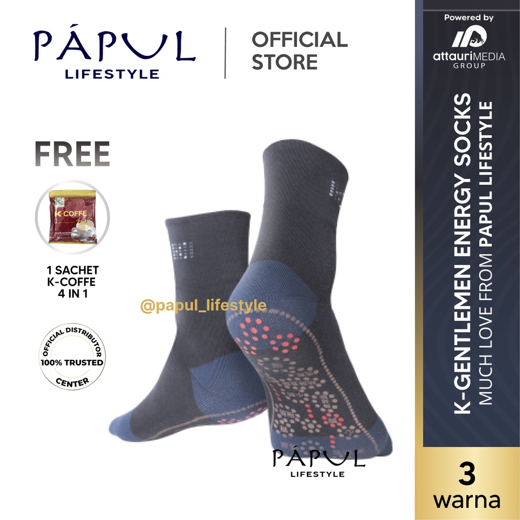 Jual K-Gentleman Energy Socks - Papul Lifestyle | Shopee Indonesia