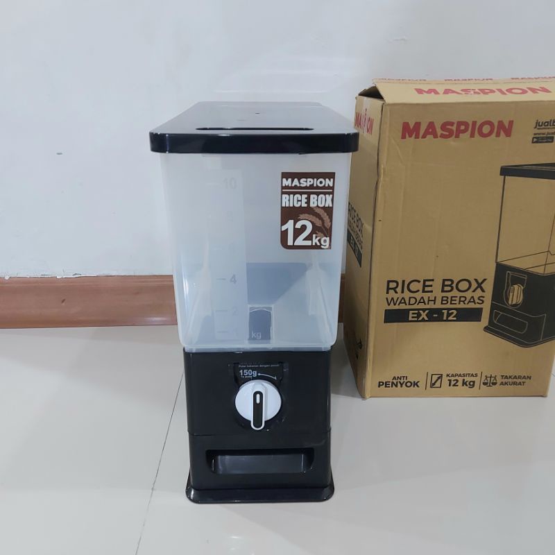 Jual Rice box/wadah beras maspion 12 kg | Shopee Indonesia