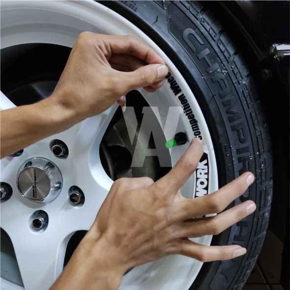 Jual sticker velg mobil work rsz 1 set | Shopee Indonesia