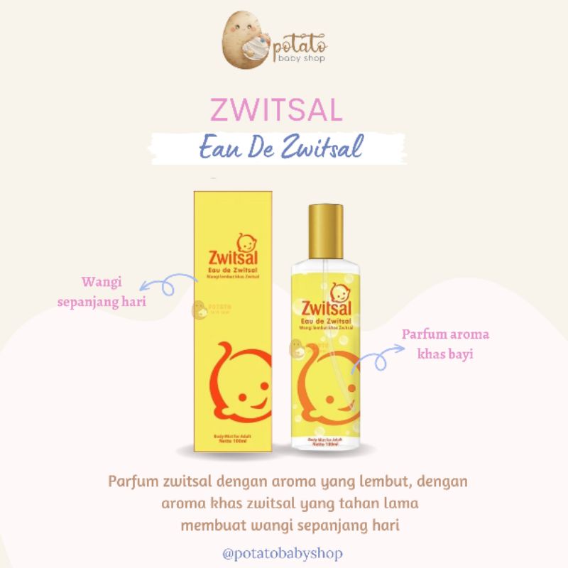 Jual Zwitsal Eau De Toilette Parfum Aroma khas Bayi Shopee