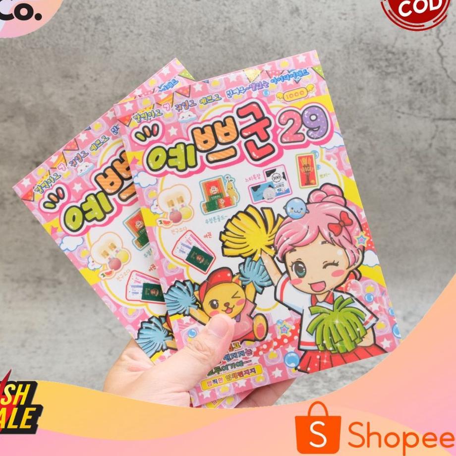 Jual URD156 BUKU ORIGAMI KOREA KOREAN BENTUK MAKANAN PAPERCRAFT BOOK