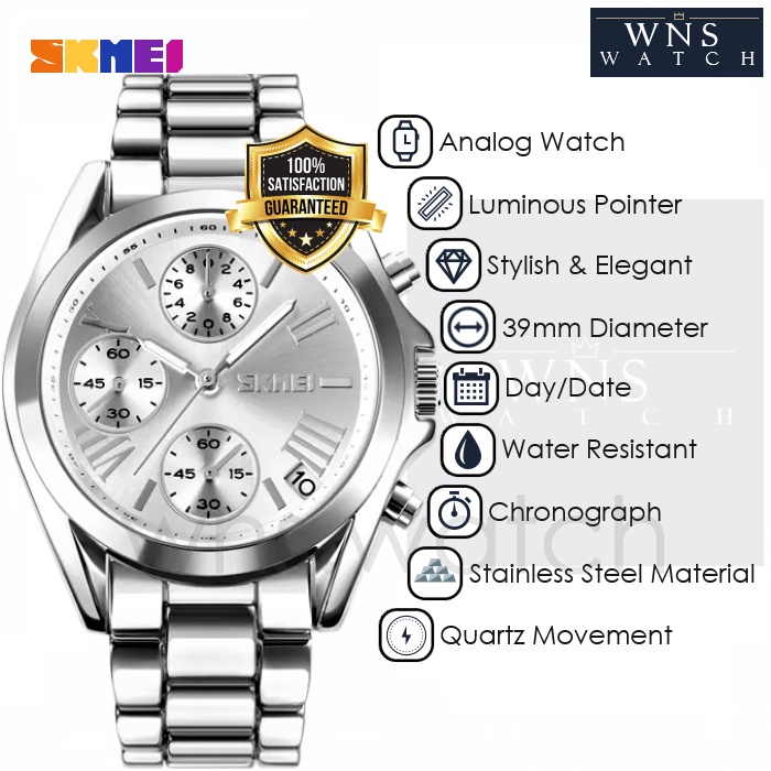 Jual Jam Tangan Analog Rantai Original Wanita Pria Unisex Business