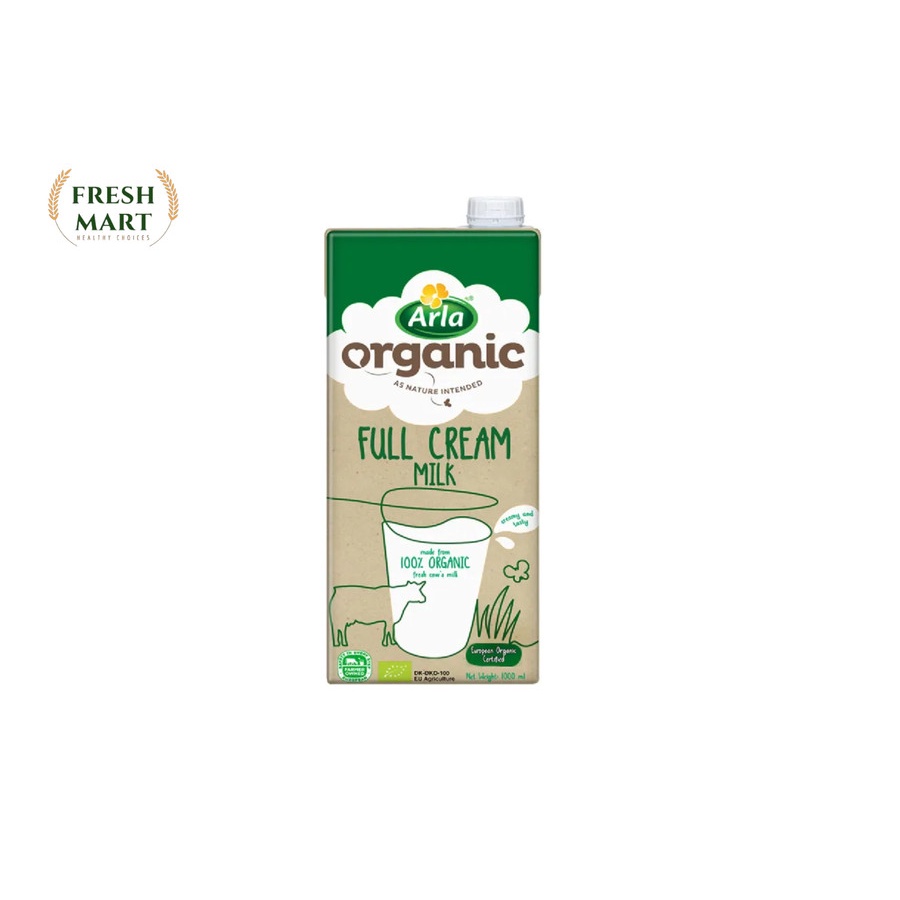 Jual Arla Full Cream Milk UHT Organic 1 Liter Shopee Indonesia