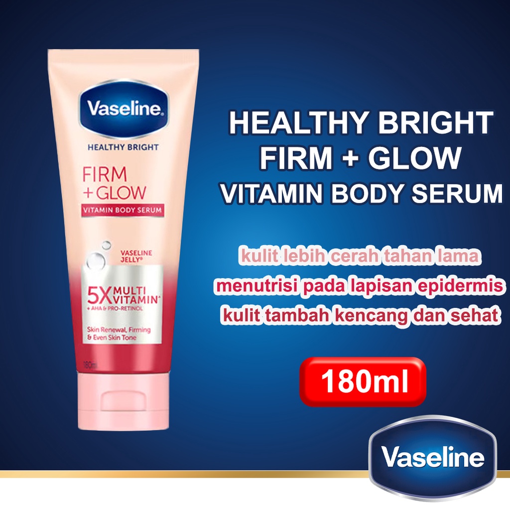 Jual Vaseline Healthy Bright Vitamin Body Serum Firm Glow 180ml Shopee Indonesia 8731