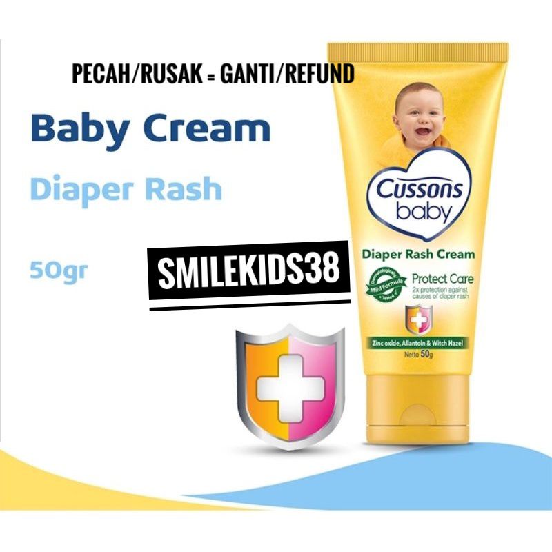 Jual ORI Cussons Baby Diaper Rash Cream 50g Shopee Indonesia