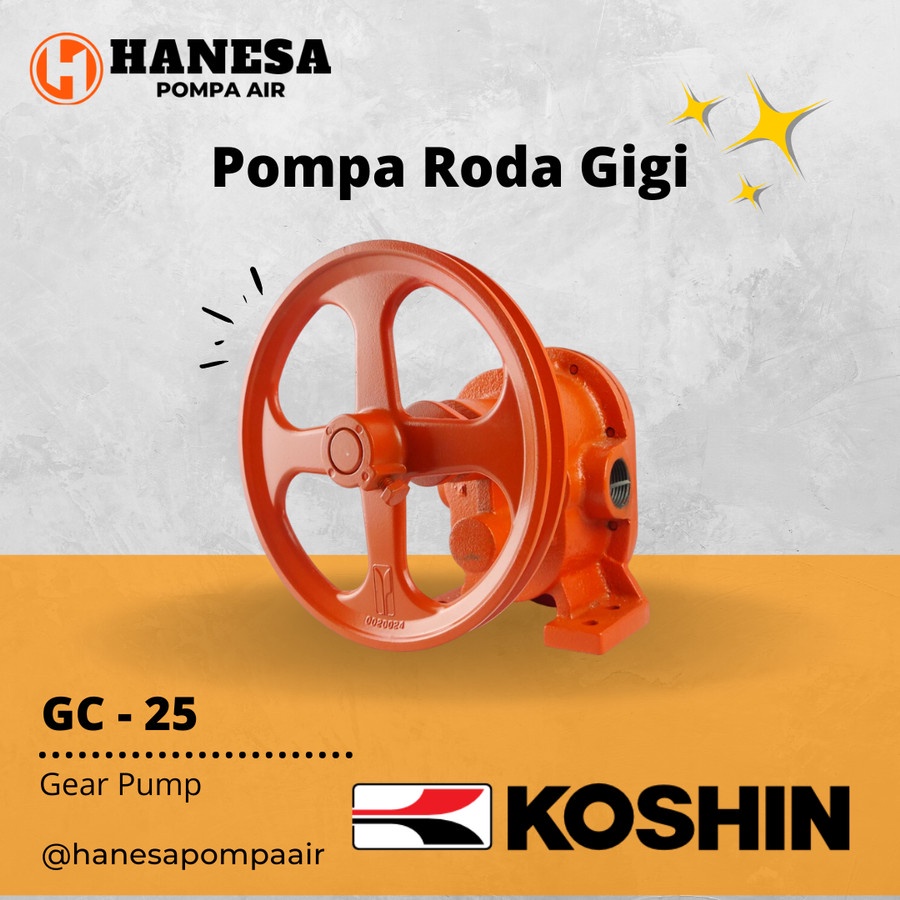 Jual KOSHIN GC 25 Gear Pump / Pompa Cairan Kental Oli Shopee Indonesia