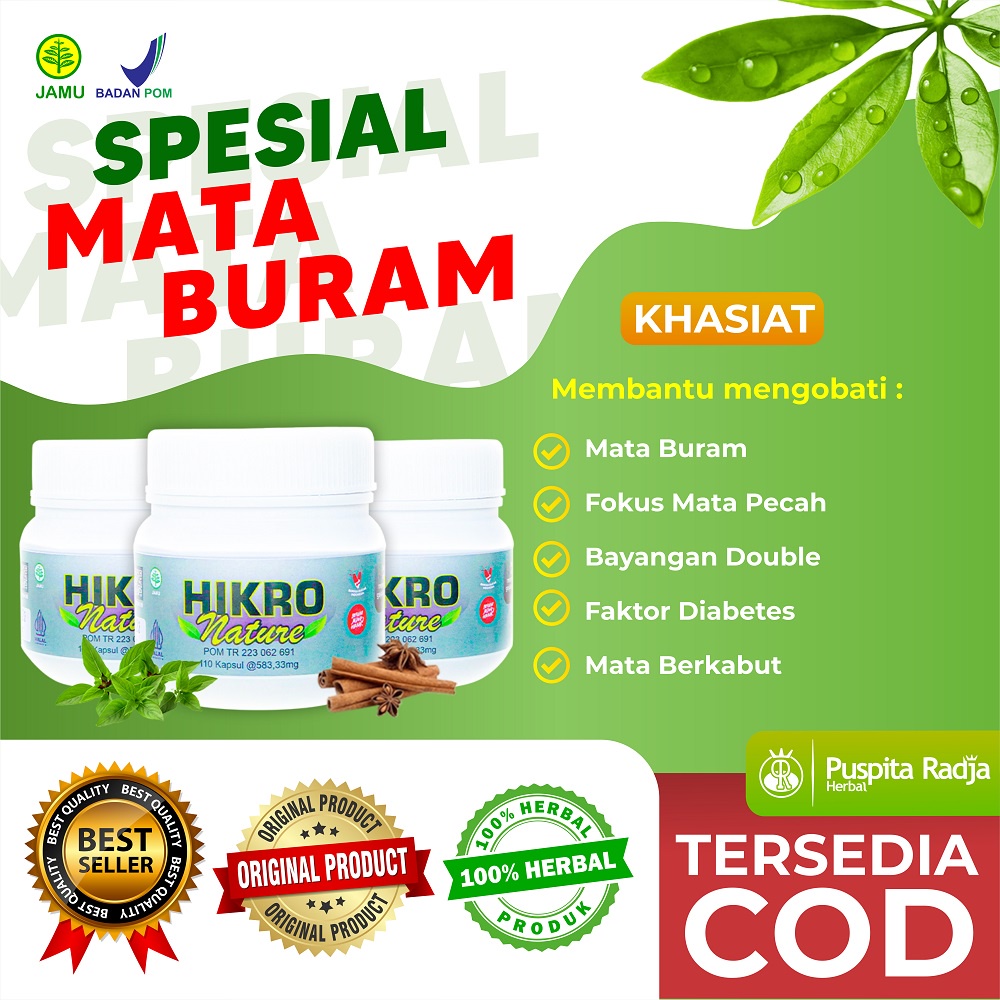 Jual BISA COD Hikro Nature Spesial Mata Buram Hasan Sabilah Puspita Radja Herbal Shopee