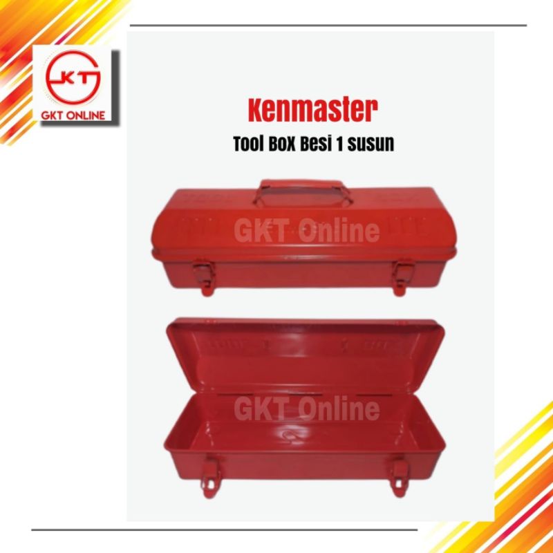 Jual Tool Box Besi 1 Susun Kenmaster Shopee Indonesia 9614