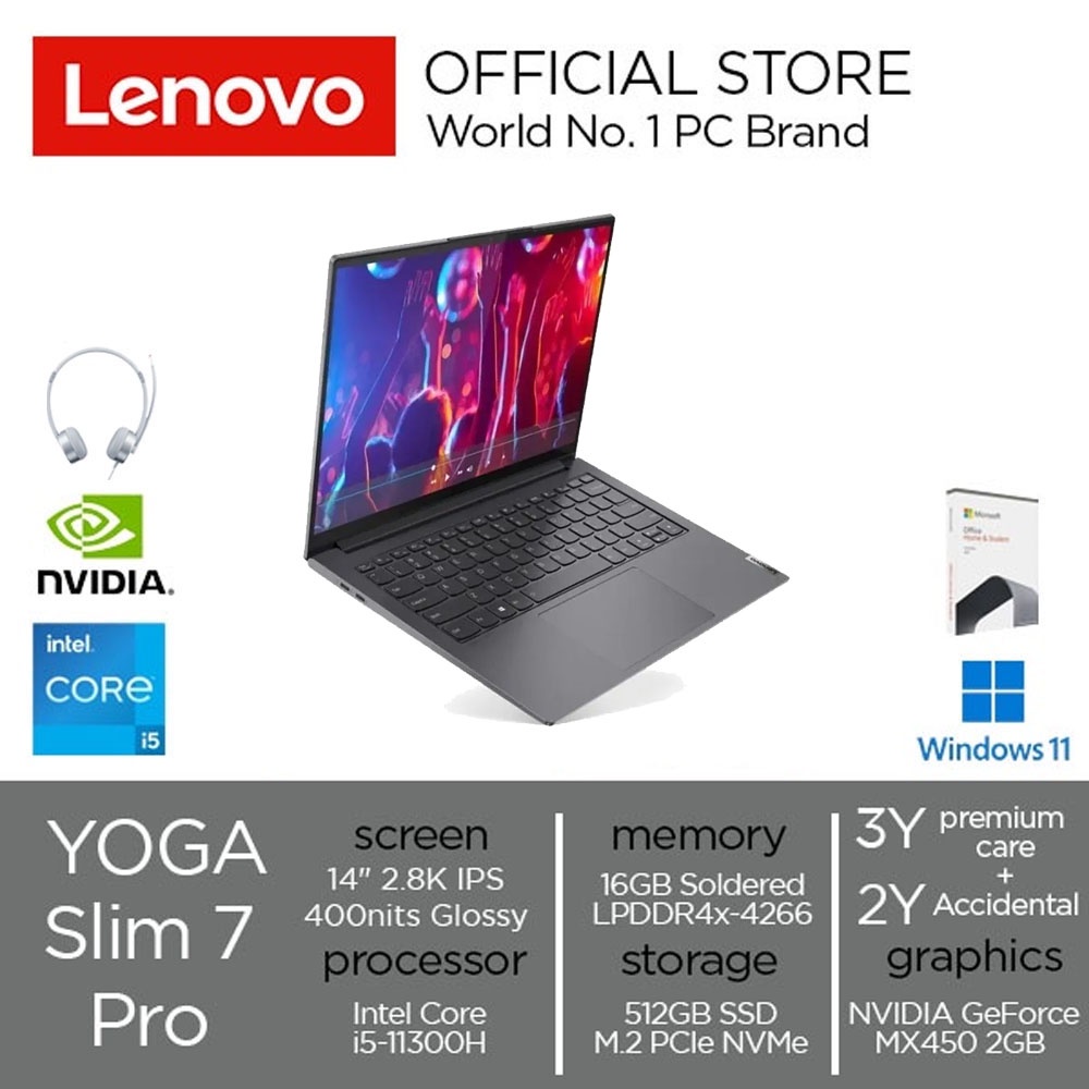 Jual Lenovo Yoga Slim Pro Bvid I H Gb Gb Mx W Ohs