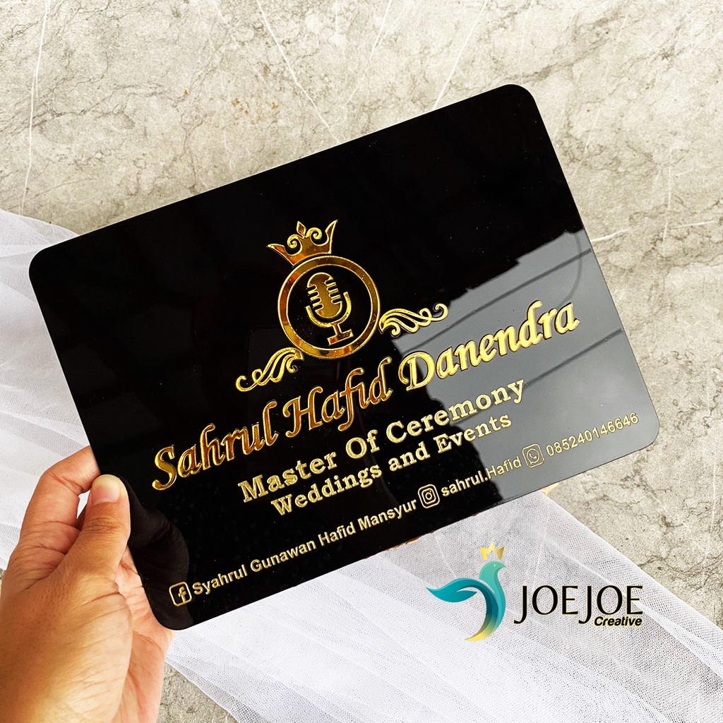Jual Cue Card Acrylic A5 Cue Card MC Master Of Ceremony Cue Card