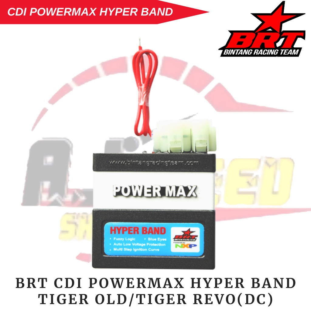 Jual BRT Racing CDI Powermax Hyperband Tiger Old Tiger Revo arus DC ...