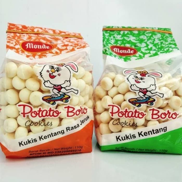 Jual MONDE POTATO BORO 100gr ORANGE JERUK KENTANG COOKIES ORIGINAL ...