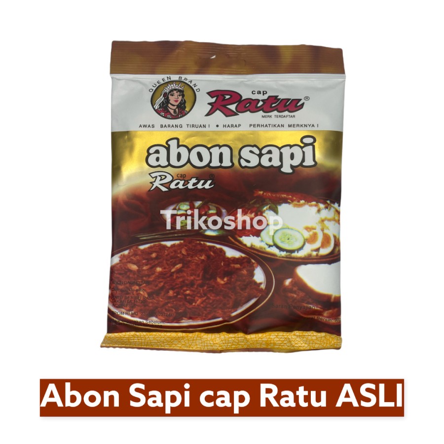 Jual Abon Sapi Cap Ratu Asli Original 90gr Shopee Indonesia