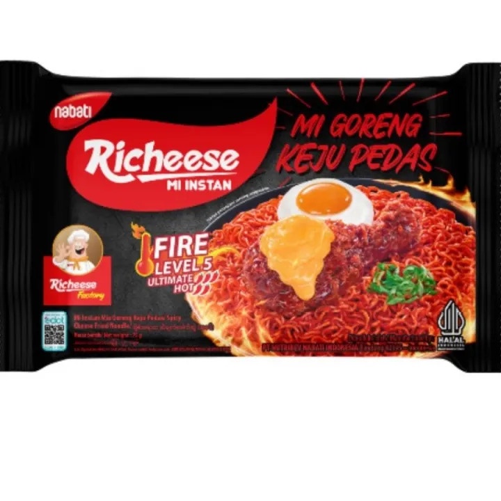 Jual Richeese Mie Goreng Keju Lv5 75 Gr | Shopee Indonesia