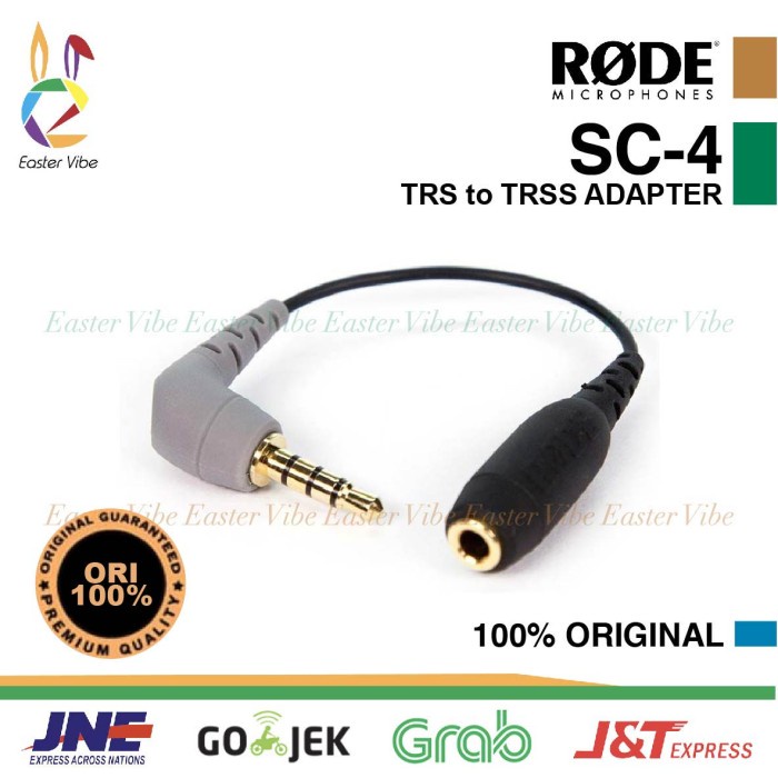 Jual Kabel Rode Sc4 Sc 4 3.5Mm Trs To Trss Adaptor - Original Resmi ...