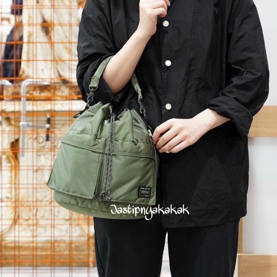美品】PORTER×HYKE 2WAY TOOL BAG Lオリーブ22aw PORTER / ポーター 