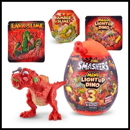 Jual Zuru Smashers Dino Mini Light Up Dino Series 4 100 Original Murah