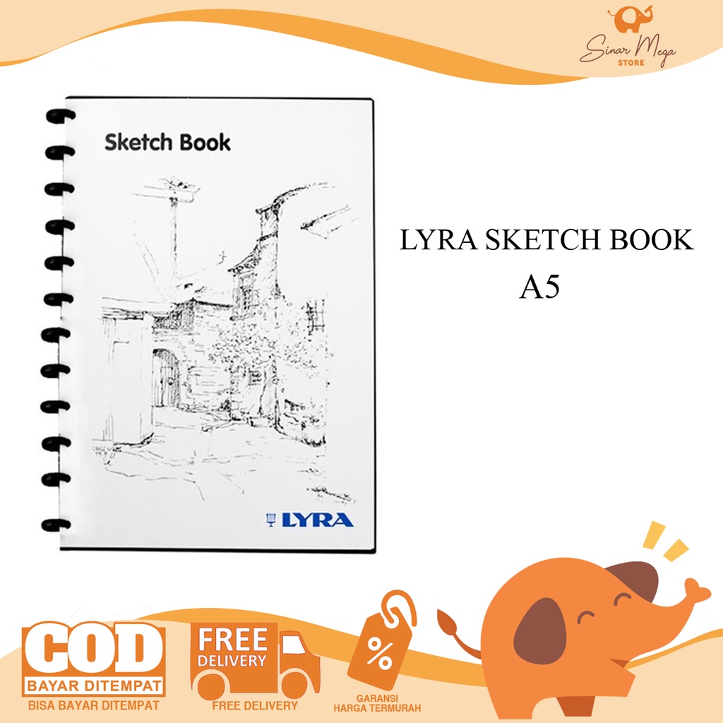 Jual Lyra Sketch Book A5 / Buku Sketsa Sketchbook Murah Berkualitas