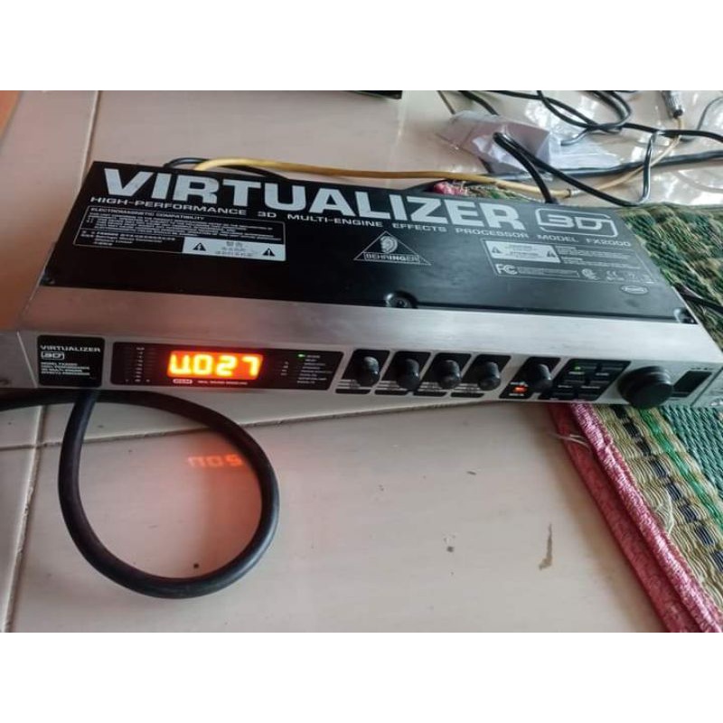 Jual efek vocal behringer virtualizer pro dsp2024/fx2000 3D second ori