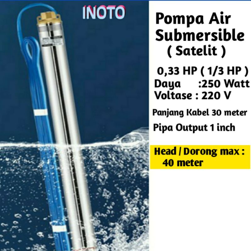 Jual Pompa Air Submersible Satelit Untuk Sumur Dalam Shopee Indonesia