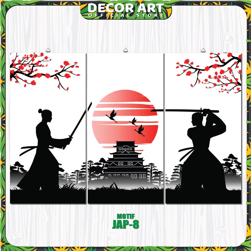 Jual Decorart X Cm Pajangan Hiasan Dinding Tema Jepang Wall Decor Art Motif Japanese Style