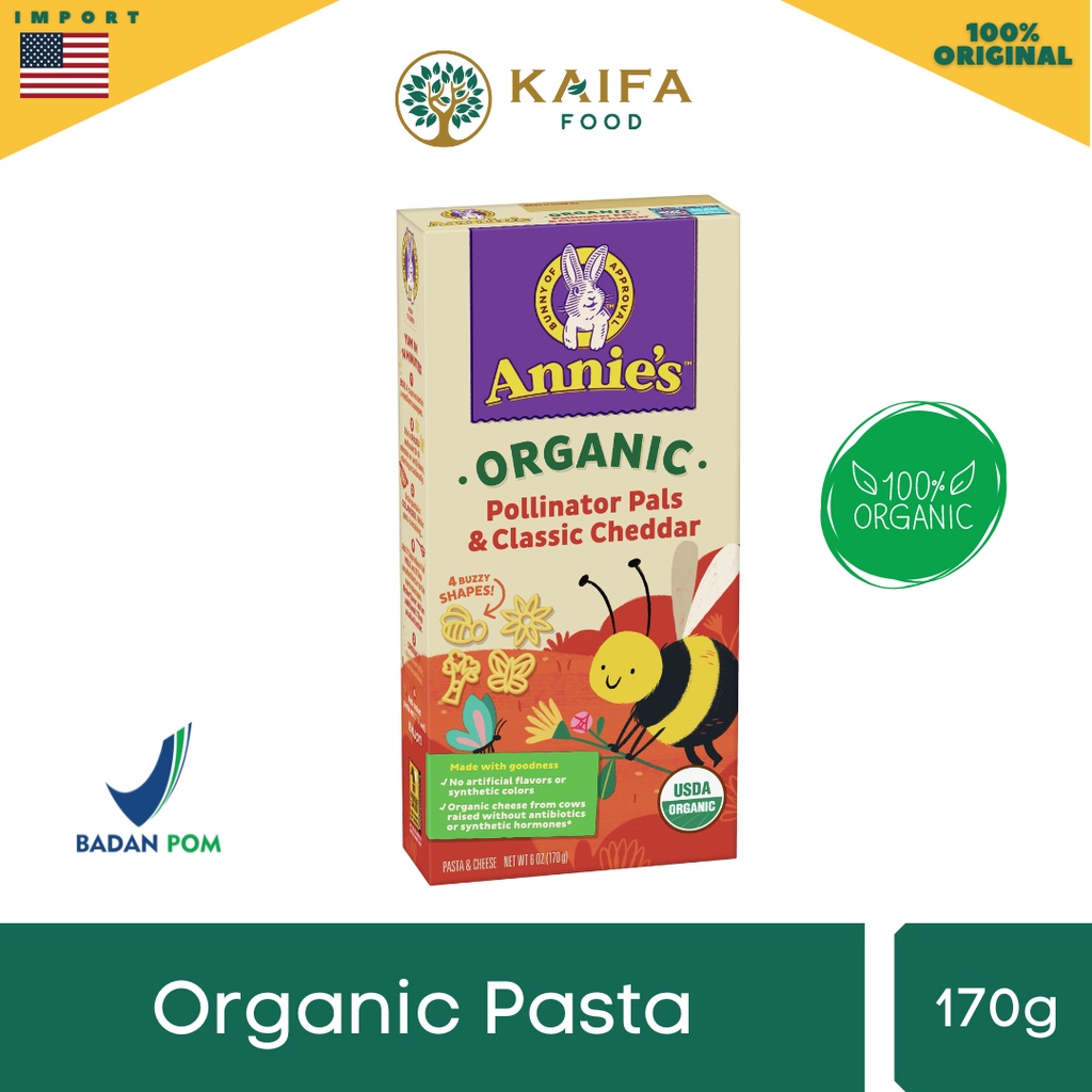 Jual ANNIE'S POLLINATOR PALS & CLASSIC CHEDDAR 170gr | Shopee Indonesia