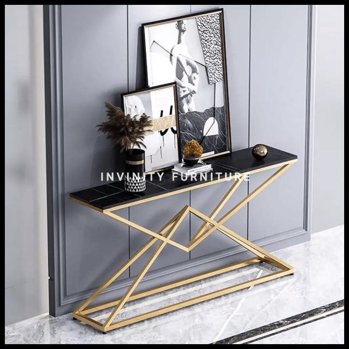Jual Meja Konsol Minimalis Marmer - Console Table Luxury Modern ...