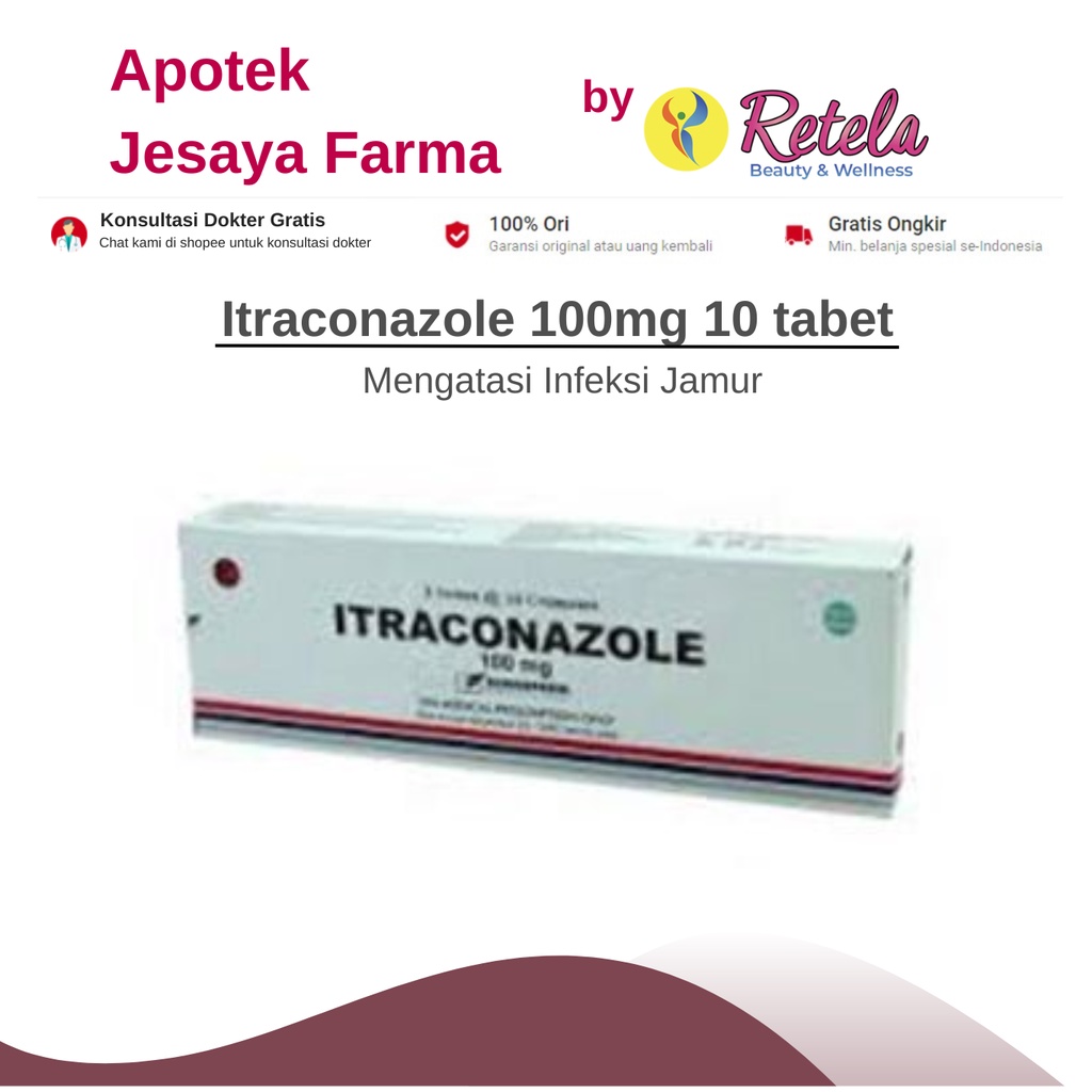 Jual Itraconazole Mg Tabet Shopee Indonesia