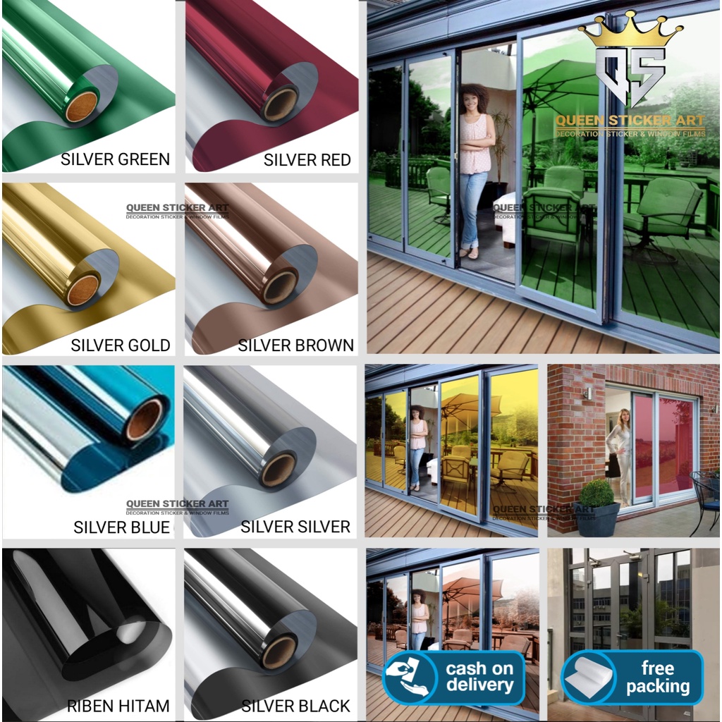 Jual KACA FILM ONE WAY CERMIN DAN RIBEN HITAM TOP QUALITY ( STIKER KACA ...