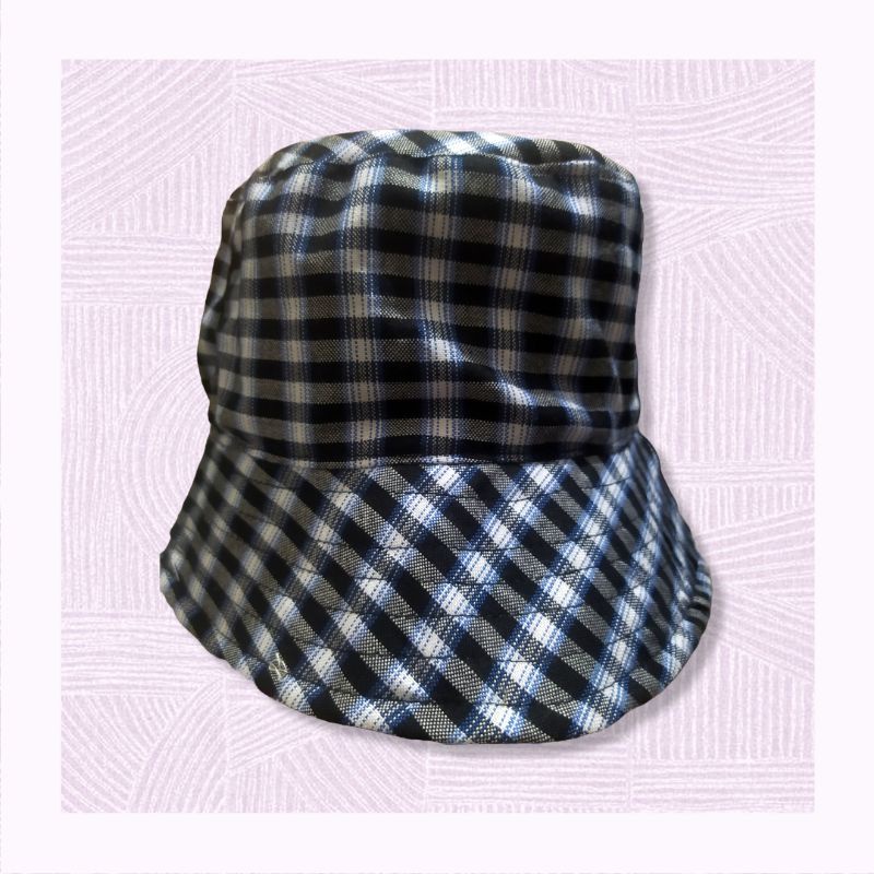 Jual Bucket Hat (Motif Persegi) | Shopee Indonesia