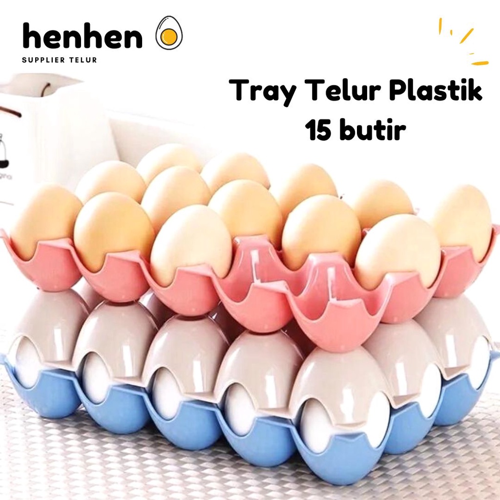 Jual TRAY TELUR RAK TELUR 15 BUTIR ECO FRIENDLY | Shopee Indonesia