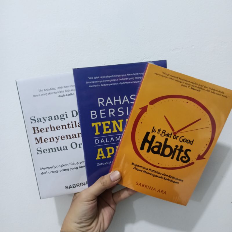 Jual Paket 3 Buku Sayangi Dirimu Berhentilah Menyenangkan Semua Orang ...