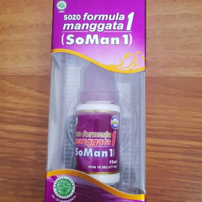 Jual B Soman Jamu Tetes Original Sticker Hologram Hgi Dijamin Shopee