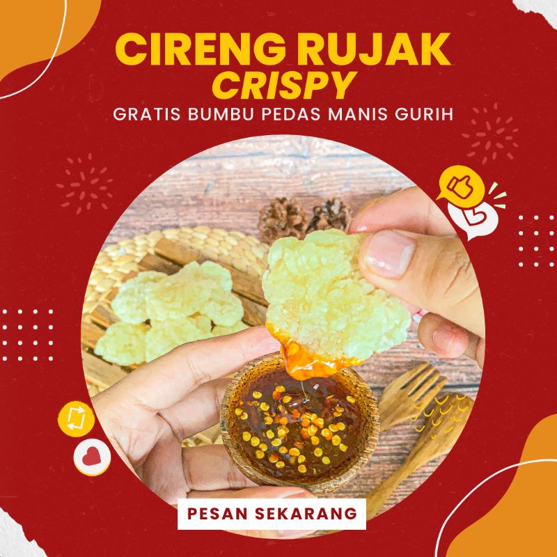 Jual Cireng Rujak Isi Murah Cireng Bumbu Rujak Endul Cireng Original Cireng Salju