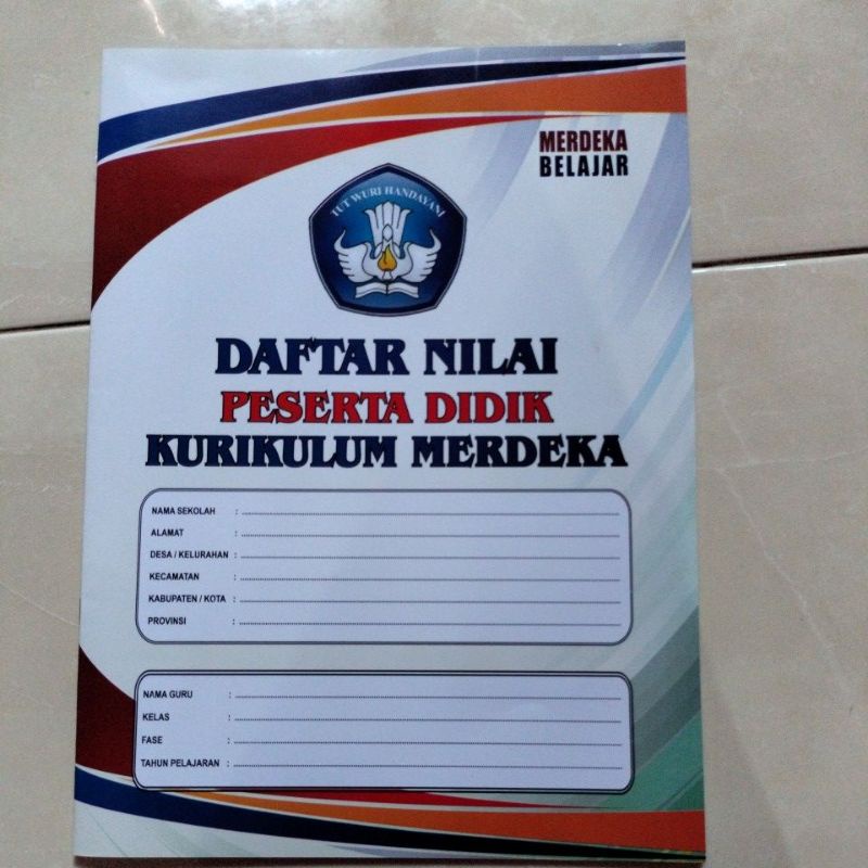 Jual Daftar Nilai Peserta Didik Kurikulum Merdeka | Shopee Indonesia