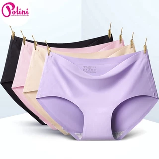 POLINI Celana Dalam Seamless Wanita Bahan Ice Silk Tanpa Jahitan 810