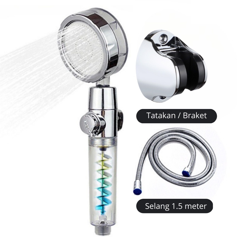 Jual ESOK Kepala Shower Mandi Turbo Fan Shower Head Shower Mandi