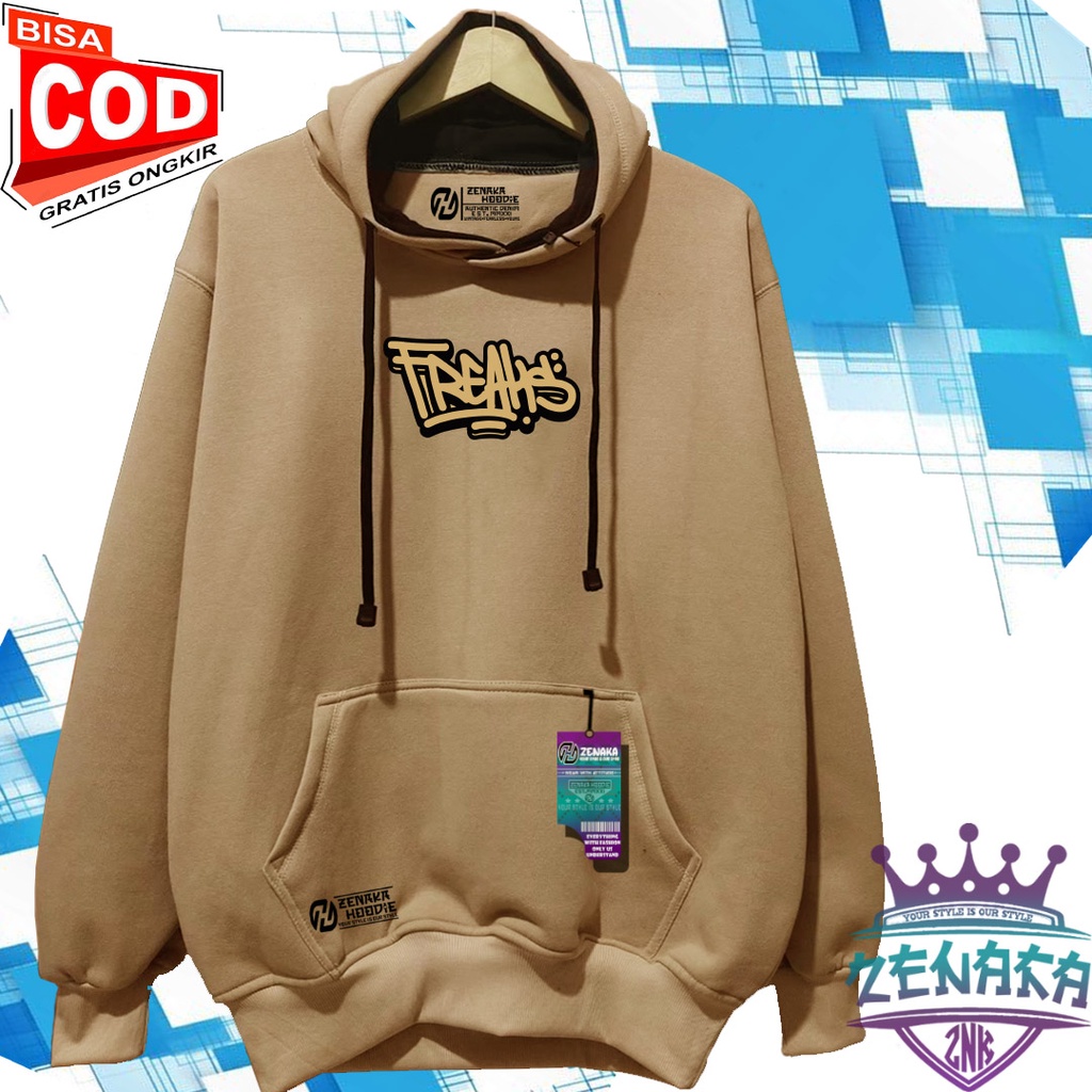 Jual Zenaka Hoodie oversize korean style pria Sweater pria tebal dan