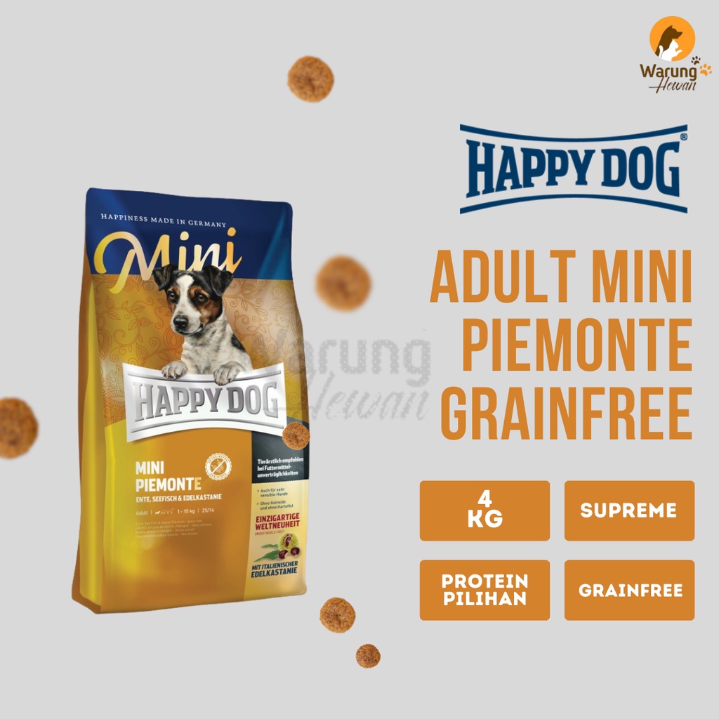 Jual Happy Dog Supreme Mini Piemonte 4 Kg | Shopee Indonesia