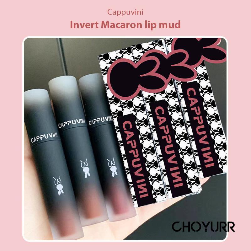 Jual Codcappuvini Matte Lip Glaze Dark Series Lipstick Warna Gelap