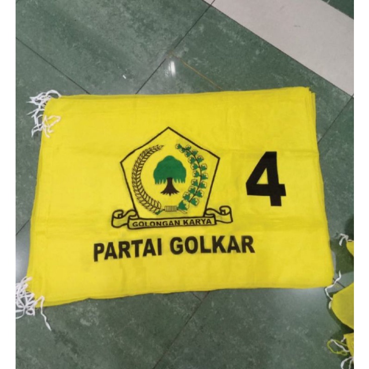 Jual Bendera Golkar New 2024 Ukuran 80cm X 120cm (50pcs) | Shopee Indonesia