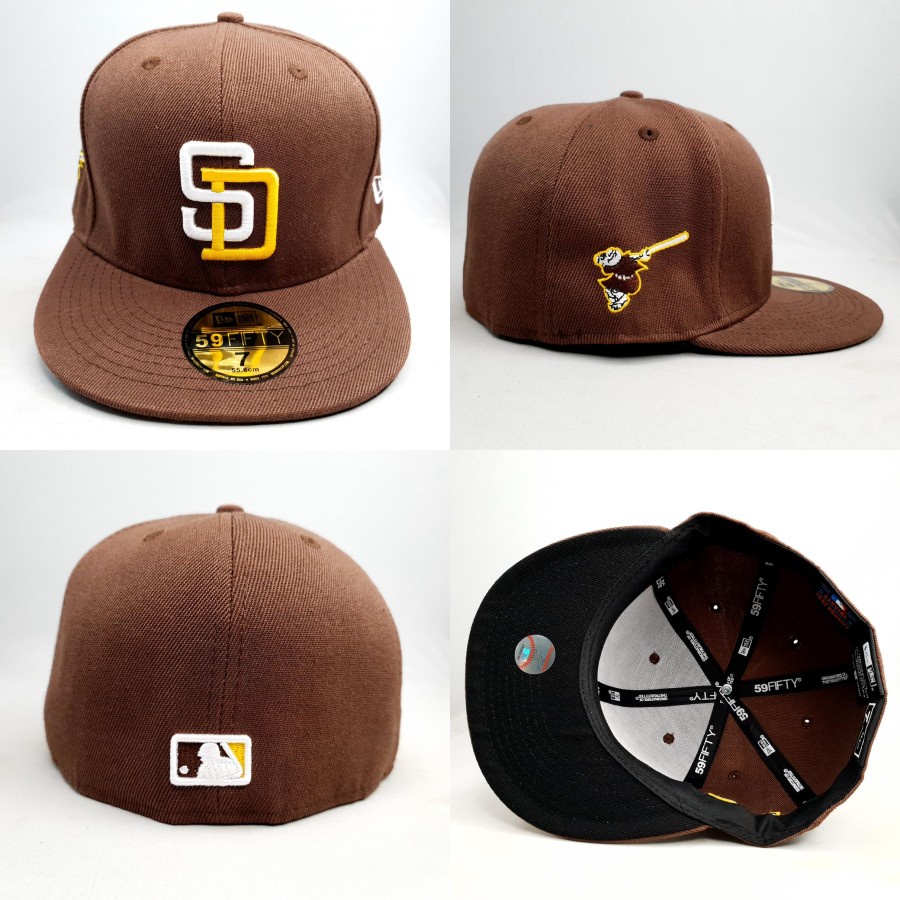Jual TOPI FITTED MLB SAN DIEGO PADRES COKLAT LOGO KUNING PUTIH | Shopee ...