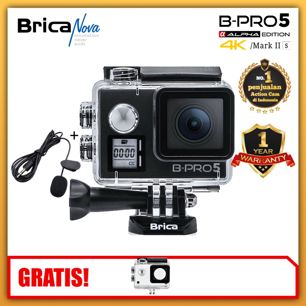 Brica B-PRO5 Alpha Edition 4K Mark II S (AE2S) Black Action Cam