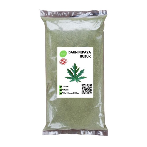 Jual Powder Bubuk Serbuk Daun Pepaya Kates Kemasan Gram Shopee