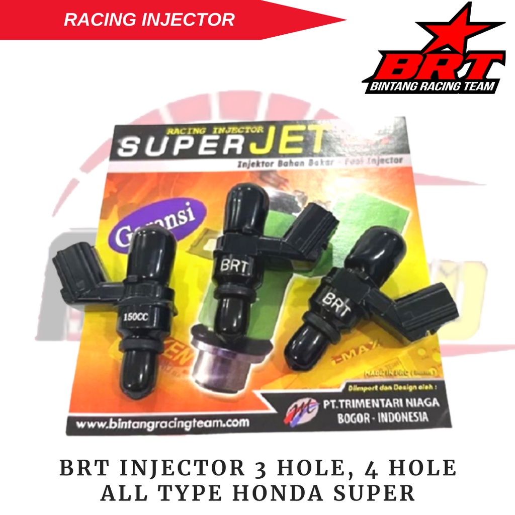 Jual BRT Injector Injektor 3 4 Hole Buat Honda Vario 125/150 Beat Fi ...
