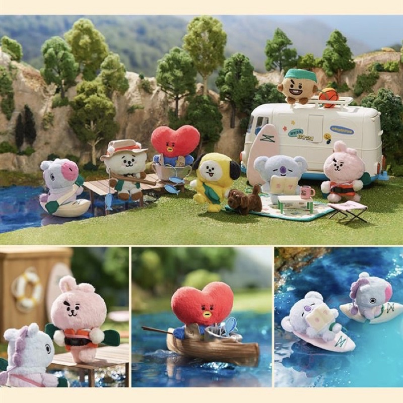 Jual Ready Stock BT21 Official Picnic Mini Doll BTS Boneka Koya Rj ...